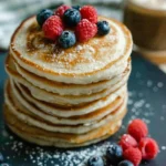 Pfannkuchen mit Beeren
